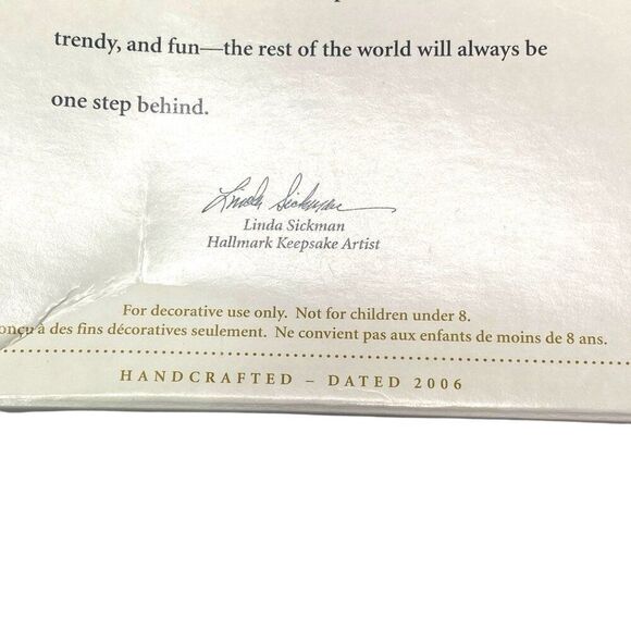 Barbie Shoe Tree Hallmark Ornament 2006 NIB - Picture 4 of 7